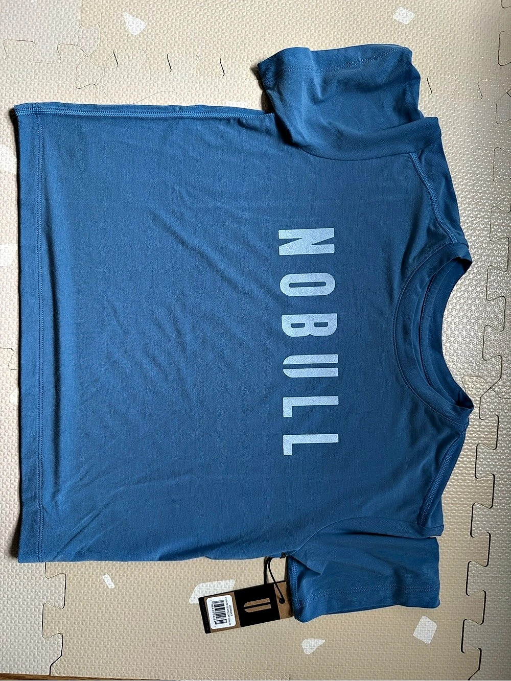 NOBULL Women's NOBULL Boxy Tee Short Sleeve in Blue, NWT / XS
